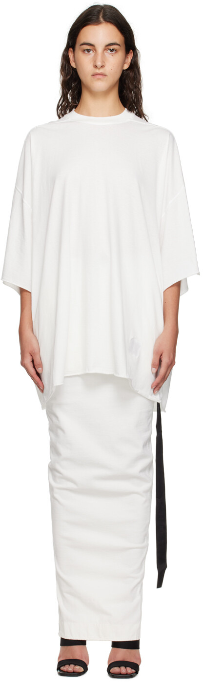 

Белая футболка Томми Rick Owens DRKSHDW, Белый