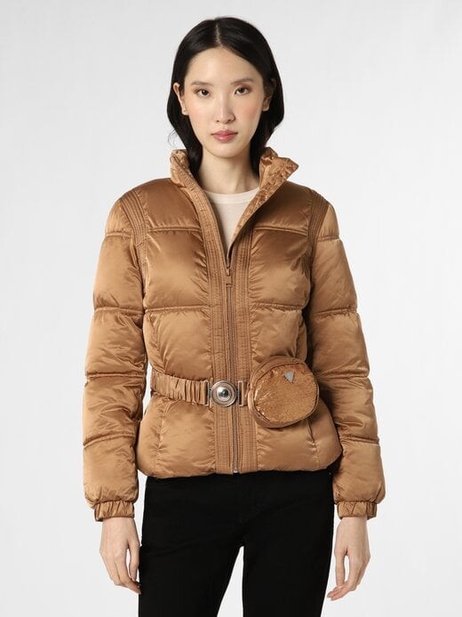 

Стеганая куртка Guess, коричневый