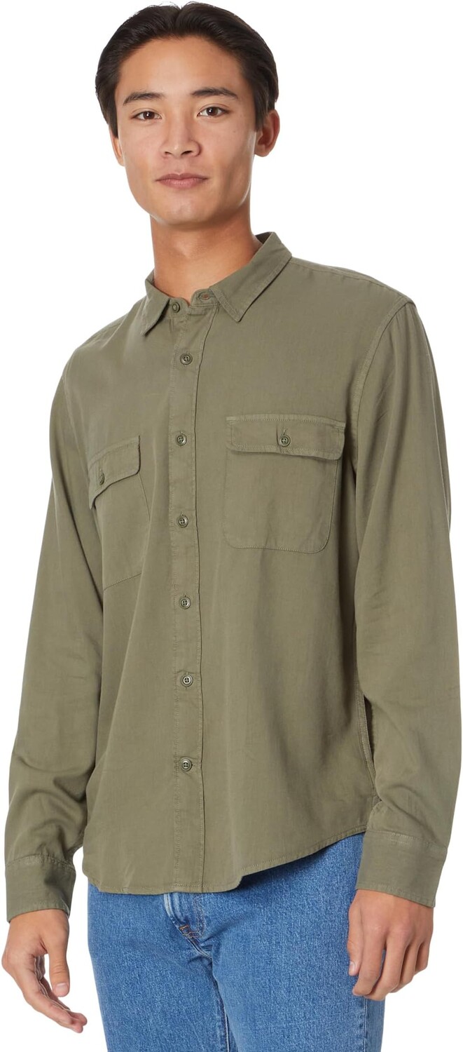 

Рабочая рубашка с длинными рукавами Live-In Lucky Brand, цвет Deep Lichen Green