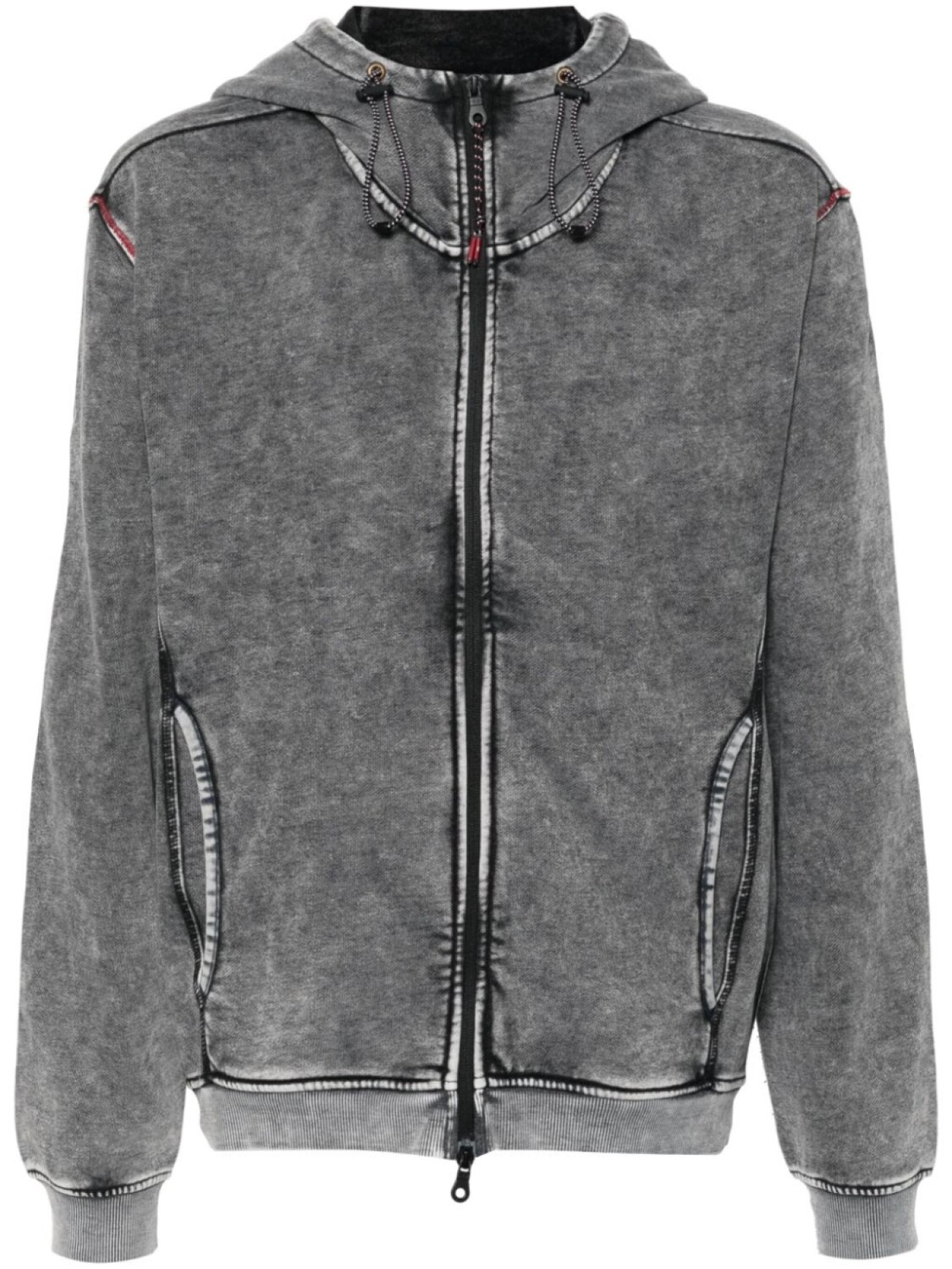 

Diesel толстовка с выцветшим эффектом, серый