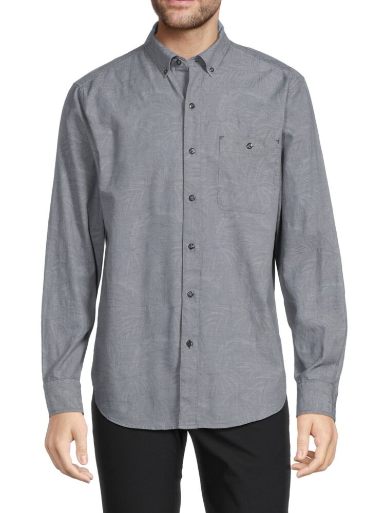 

Рубашка на пуговицах с принтом Tommy Bahama, цвет Carbon Grey