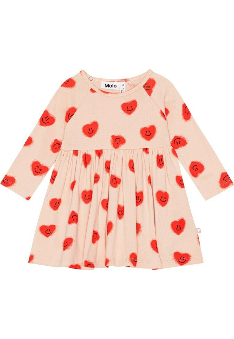платье из джерси cusanna molo цвет sea shell Платье из джерси CHARMAINE Molo, цвет red hearts jersey