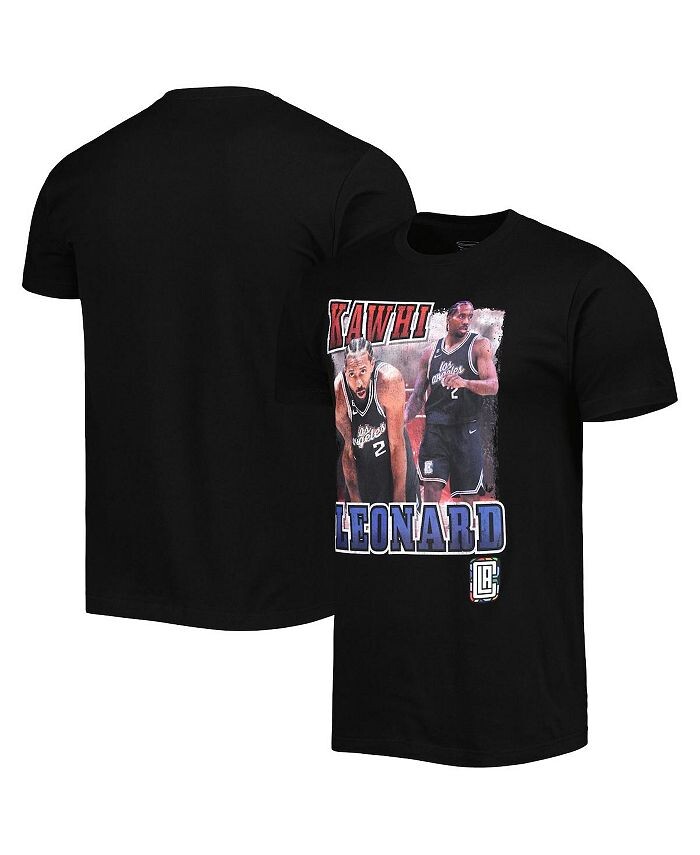 

Черная мужская и женская футболка Kawhi Leonard LA Clippers Player City Edition Double Double Stadium Essentials, черный