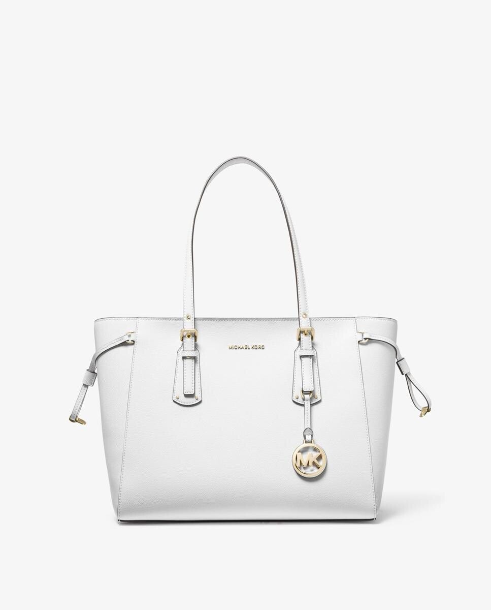 

Сумка через плечо Voyager из белой кожи Michael Michael Kors, белый