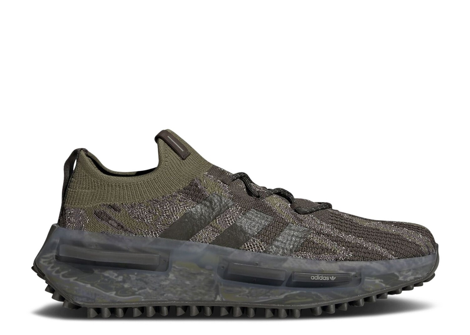 

Кроссовки adidas Nmd_S1 'Tiger Stripes - Olive', зеленый