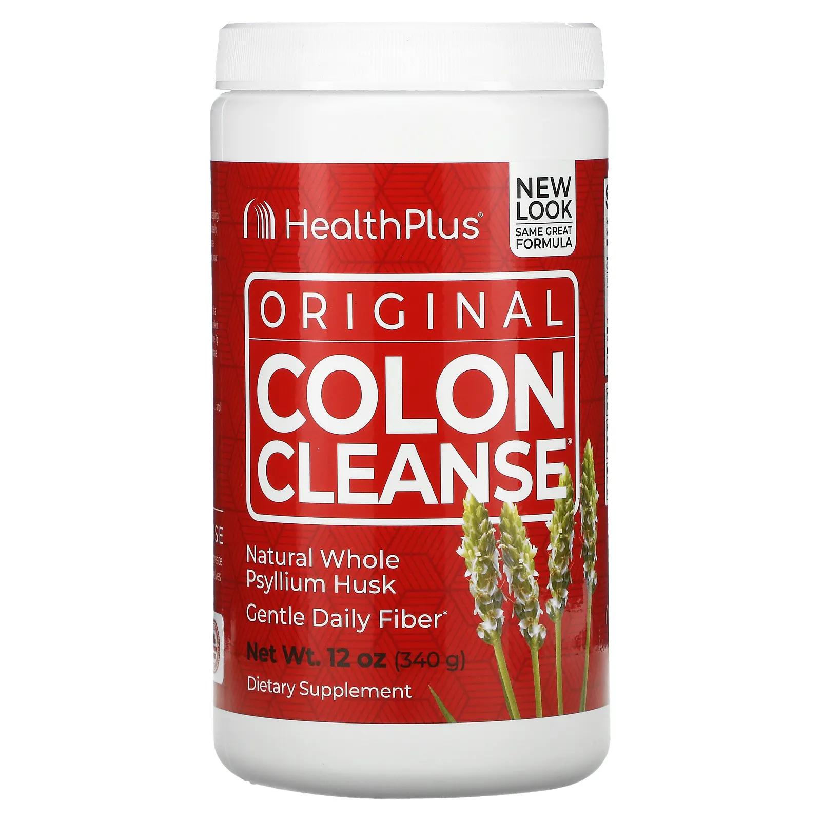 Health Plus Оригинальное средство очистки толстой кишки (Colon Cleanse) шаг 1 12 унций (340 г)