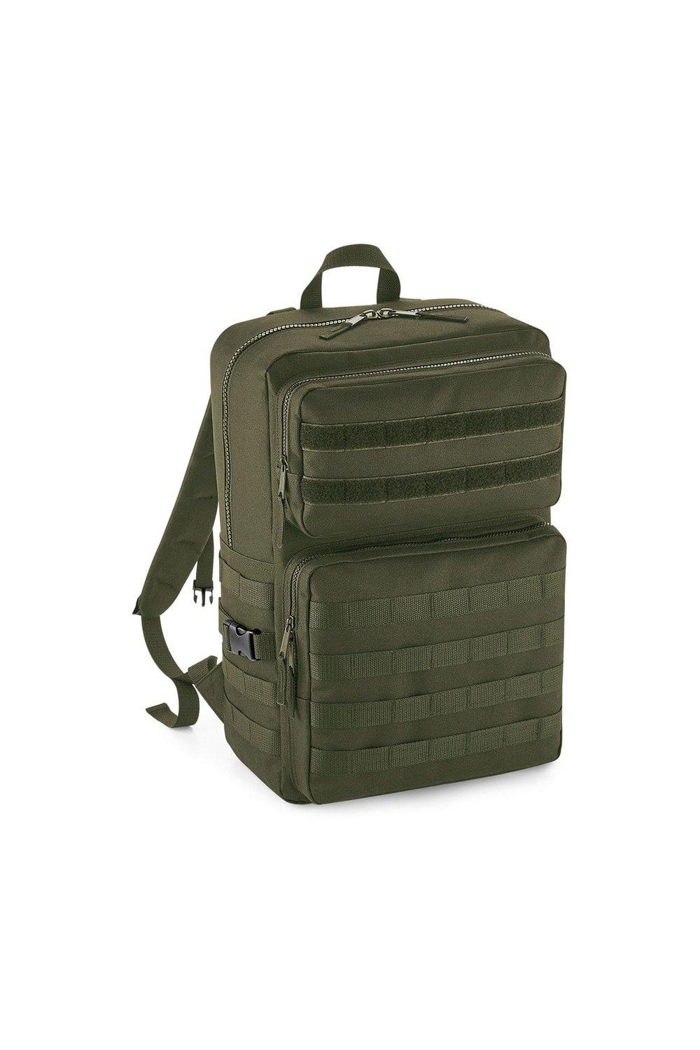 Тактический рюкзак MOLLE Bagbase, зеленый huntvp 1000d тактический рюкзак 45l molle рюкзак штурмовой пакет открытый кемпинг туризм рюкзак открытый рюкзак черный