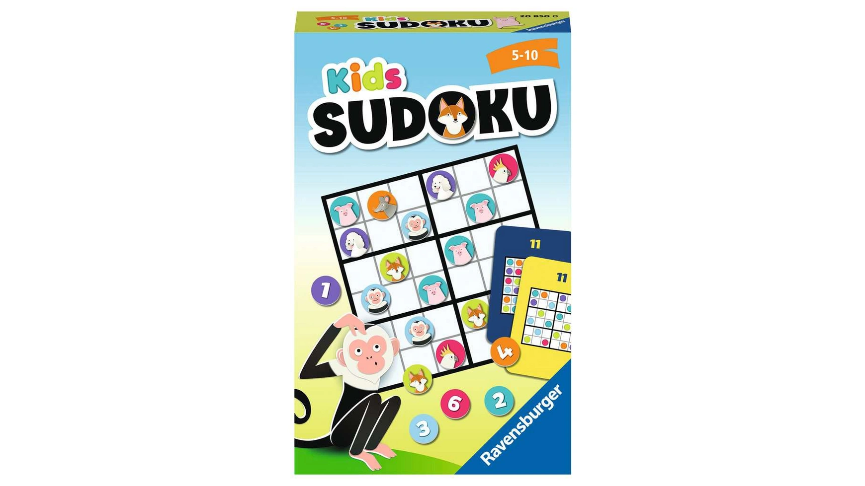 цена Ravensburger Spiele Kids Sudoku логическая игра для ребенка от 5 до 10 лет