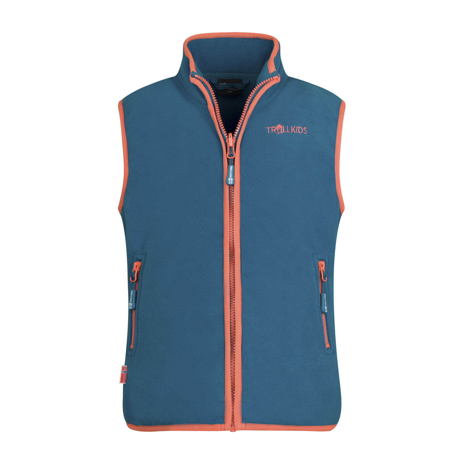 

Утепленный жилет Trollkids Fleece Arendal, цвет Atlantisblau/Orange