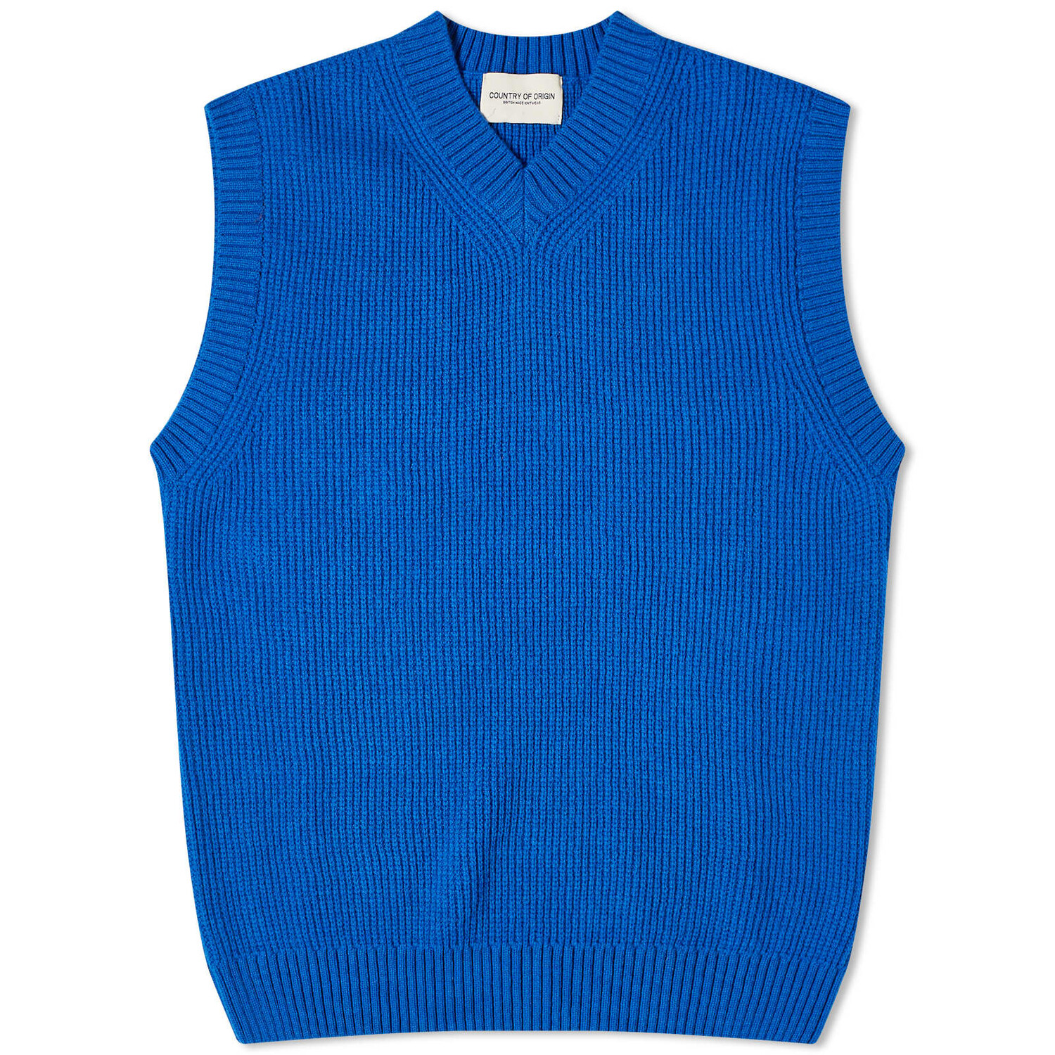 

Жилет Country Of Origin V Neck Knit, цвет Royal Blue
