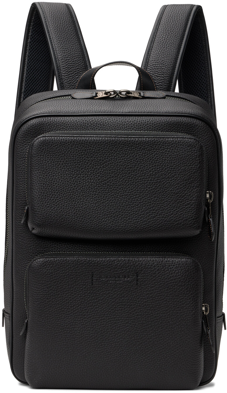 

Черный рюкзак Gotham Черный медный Coach 1941