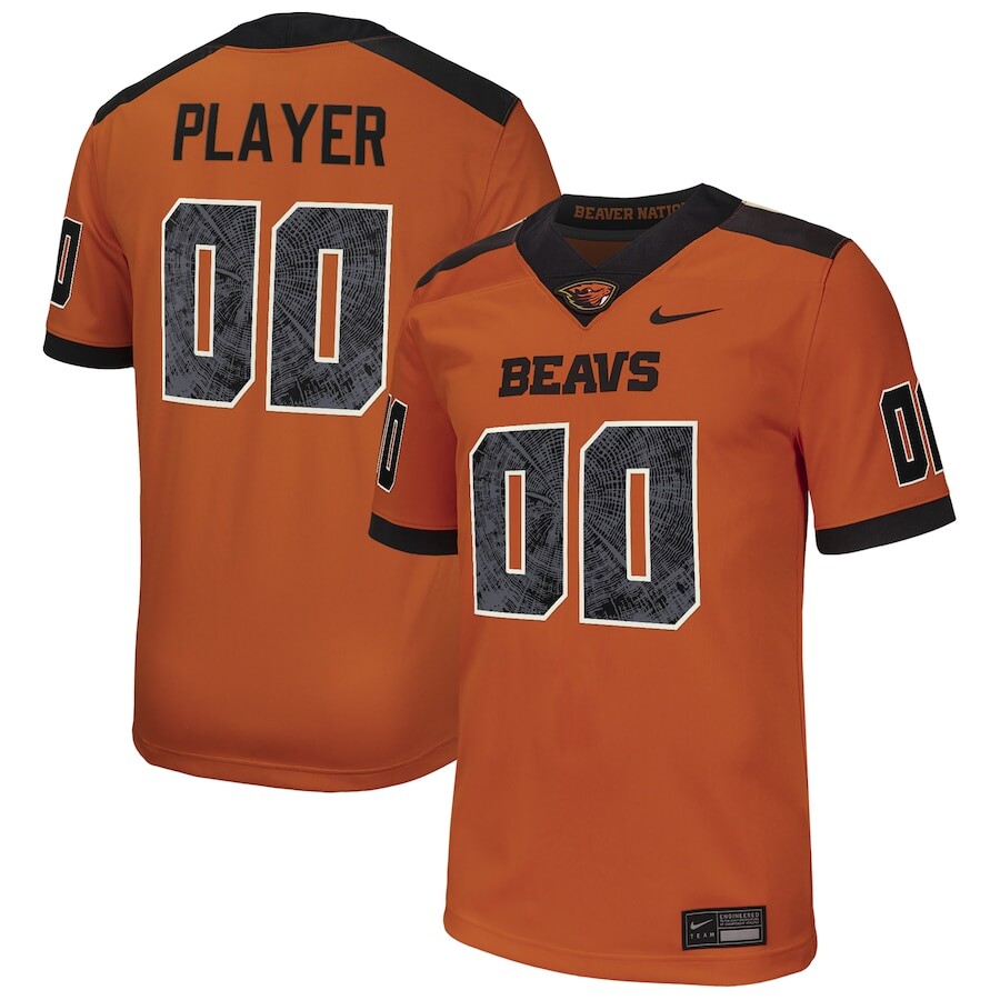 

Джерси Nike Oregon State Beavers, оранжевый