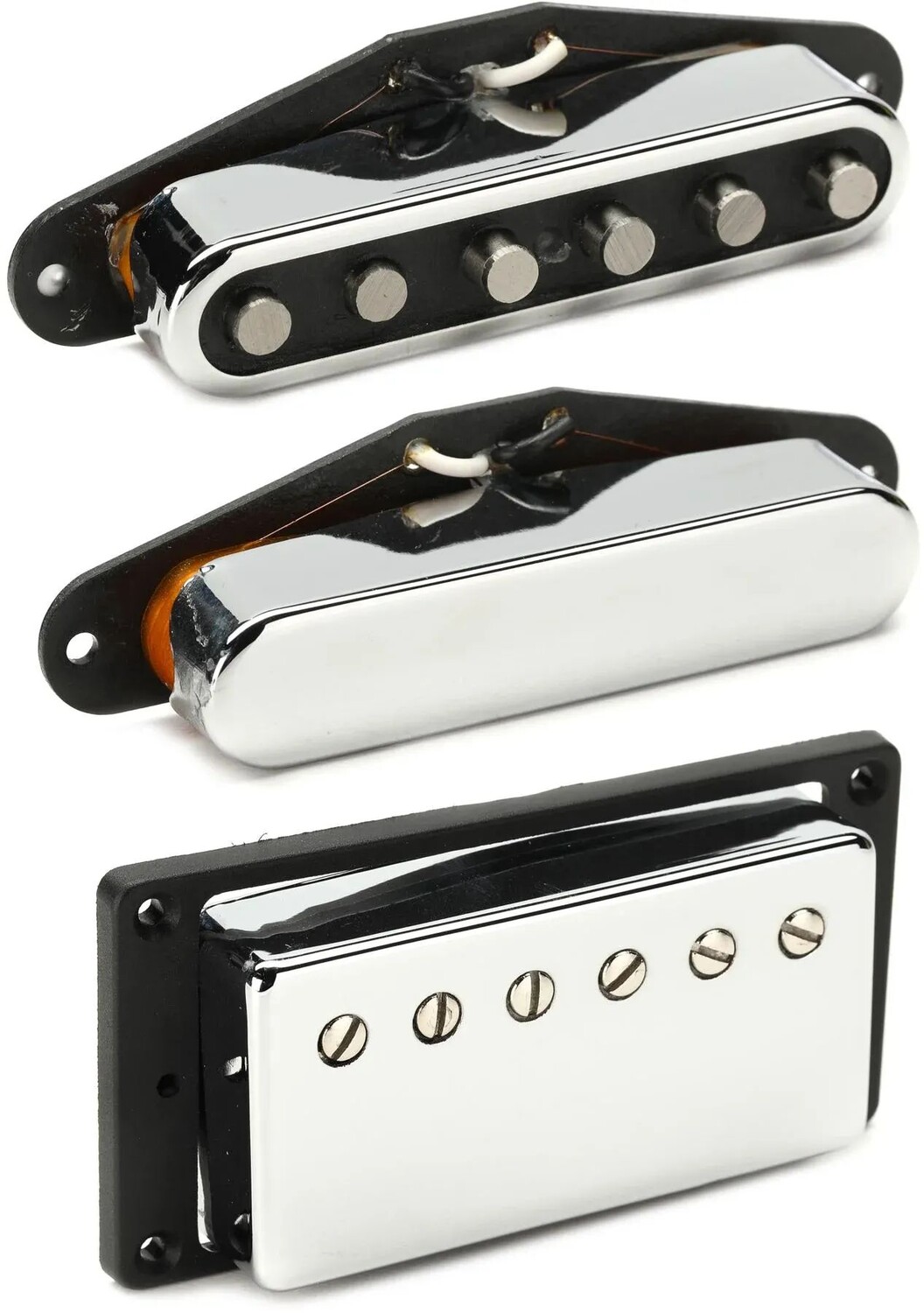 

Звукосниматель Seymour Duncan Lari Basilio, трехкомпонентный, с трембакерным бриджем - хром