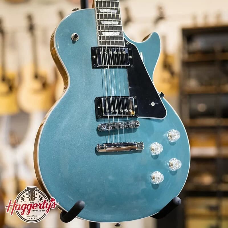 

Электрогитара Gibson Les Paul Modern - Faded Pelham Blue with Hardshell Case