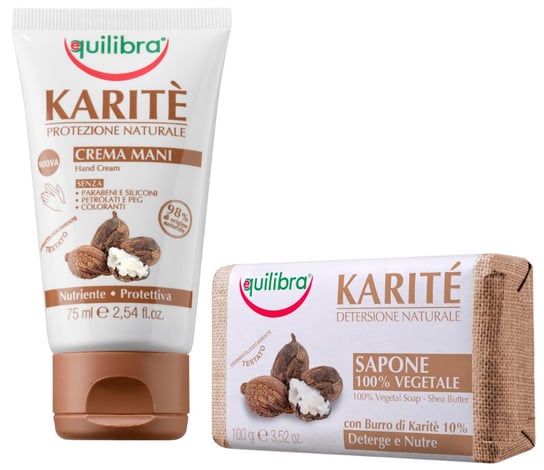 

Карите, набор косметики, 2 шт. Equilibra