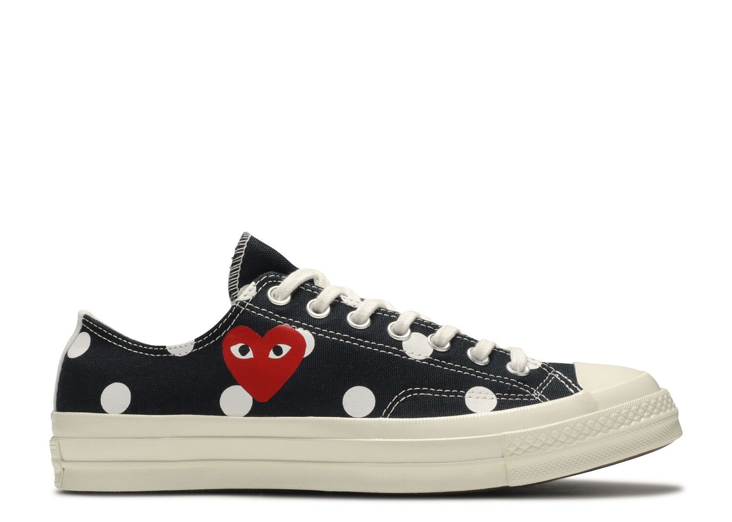 Кроссовки Converse Comme Des Garçons X Chuck Taylor All Star 70 Low 'Polka Dot', черный