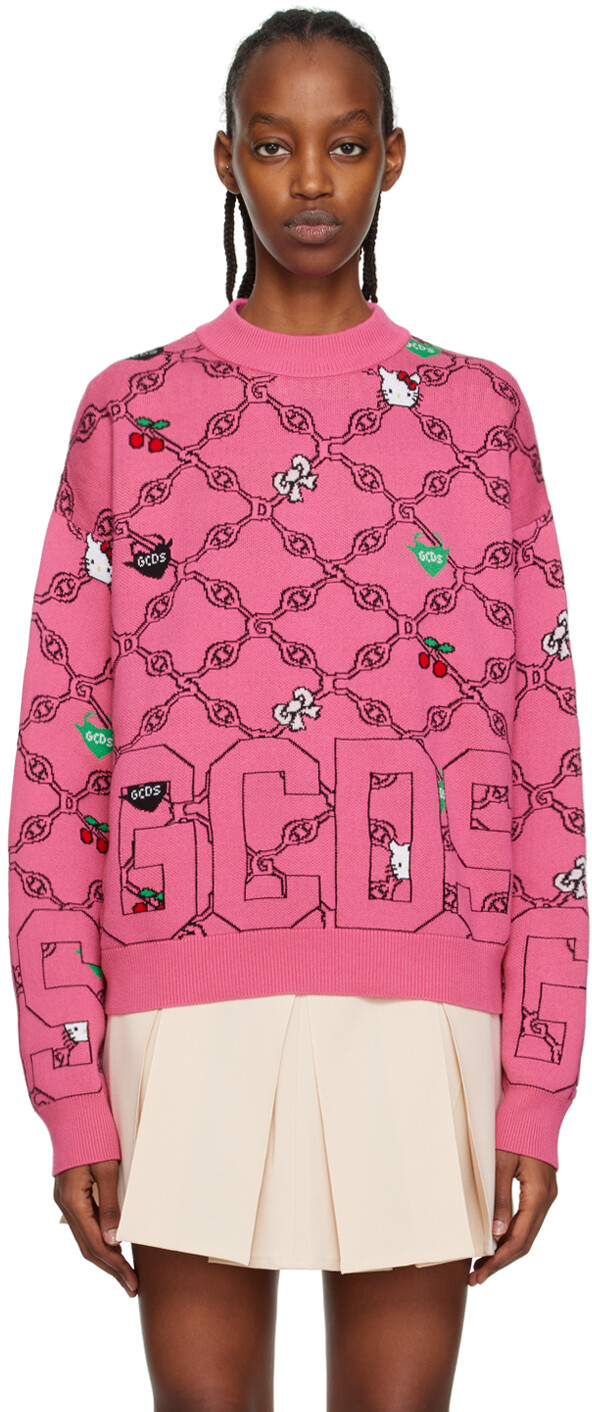 

Розовый свитер Hello Kitty Edition GCDS
