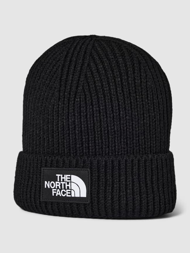 

Шапка-бини в рубчик The North Face, черный