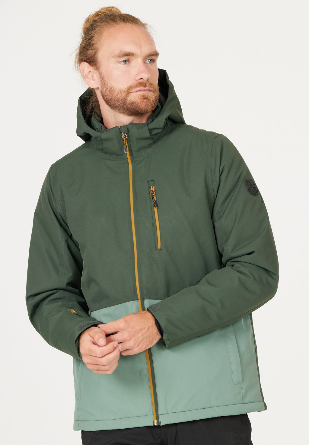 цена Дождевик/водоотталкивающая куртка DRIZZLE Whistler, цвет deep forest