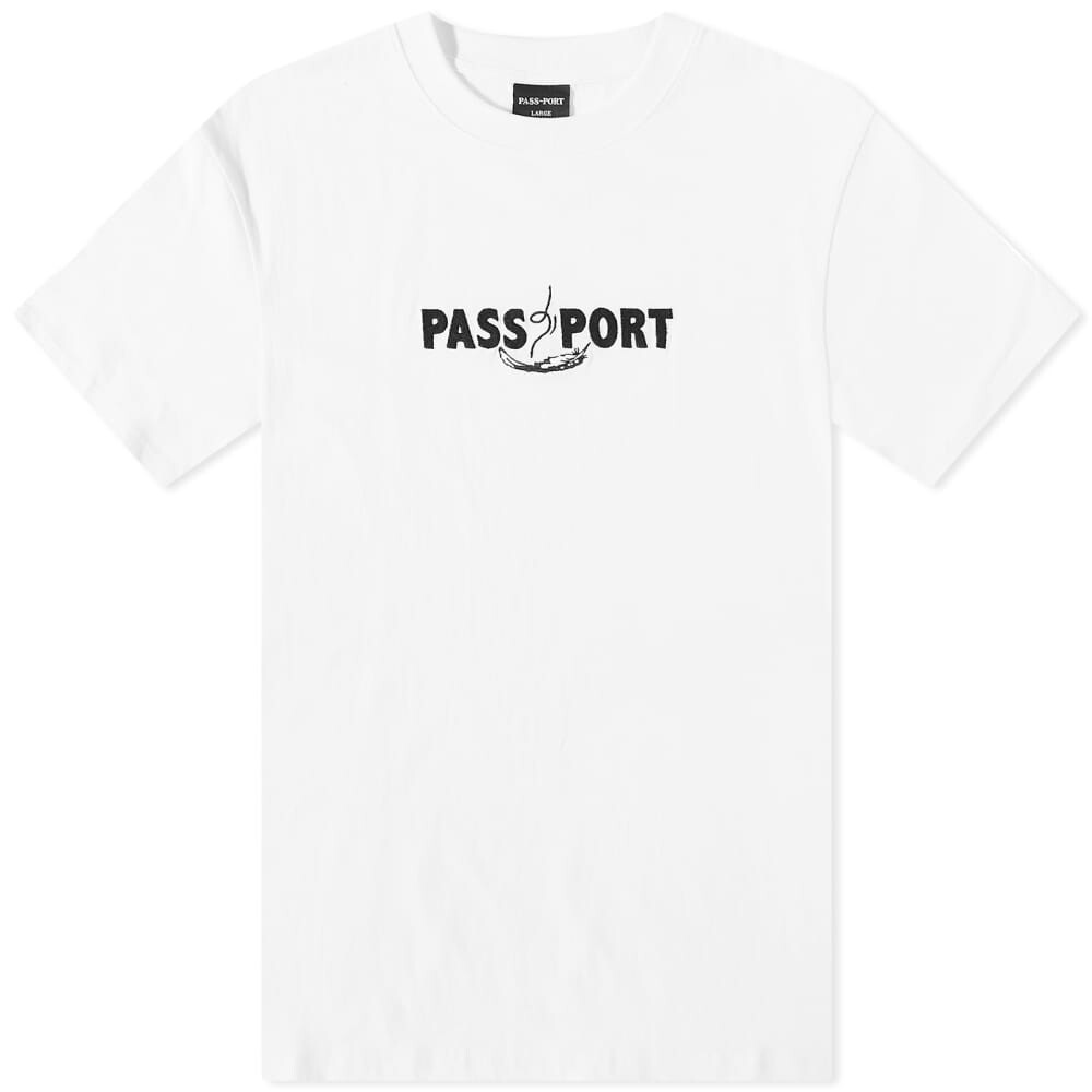 

Легкая футболка Pass-Port с вышивкой, белый