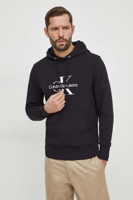 

Хлопковая толстовка Calvin Klein Jeans, черный