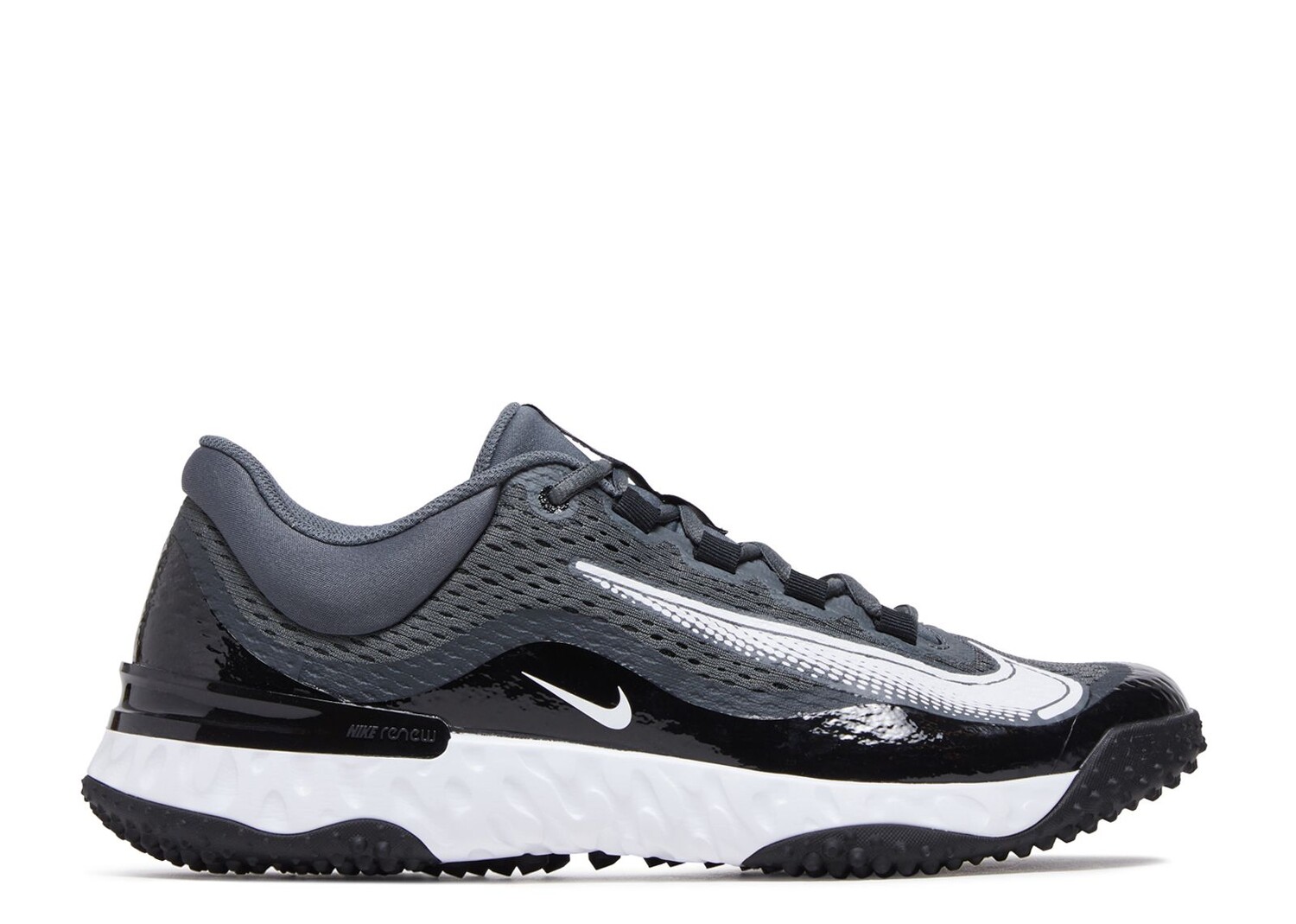 

Кроссовки Nike Alpha Huarache Elite 4 Tf 'Black White', черный