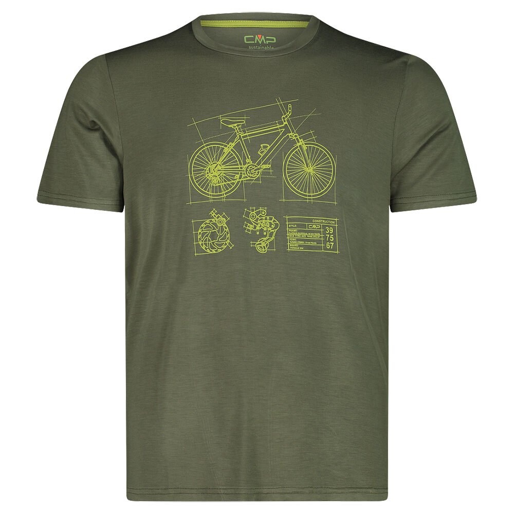 

Футболка с коротким рукавом CMP 38T6457 T-Shirt, зеленый