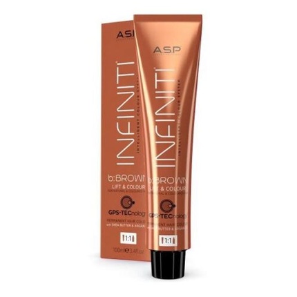 Affinage Asp Infiniti B: Стойкая краска для волос Brown Lift & Color, 3,4 унции, Affinage Salon Professional
