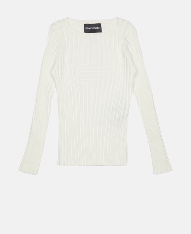 

Джемпер с длинными рукавами Emporio Armani, белый