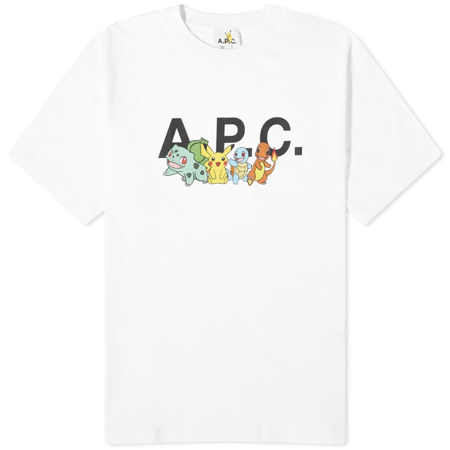 

Футболка A.P.C. X Pokémon The Crew, белый