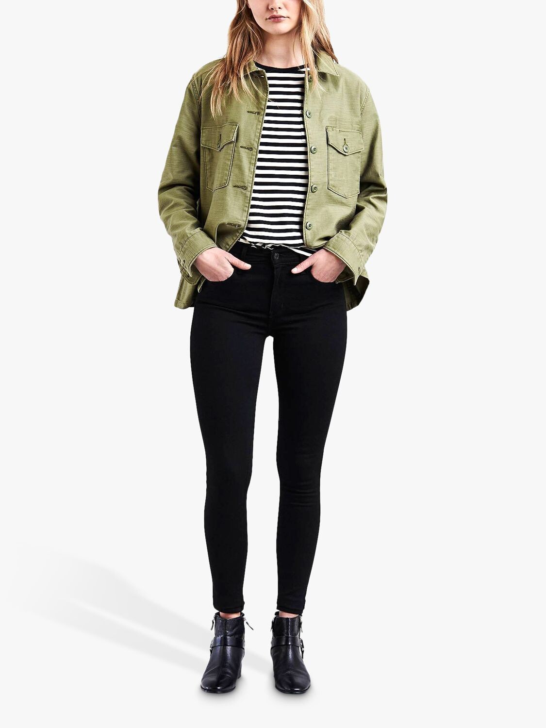 

Джинсы Levi's 720 High Rise Super Skinny, Черная Галактика