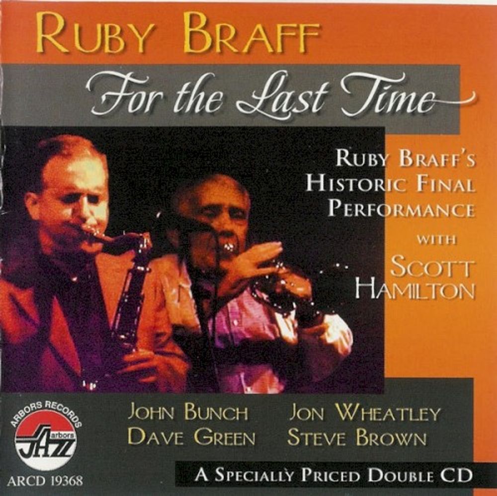 

Диск CD For The Last Time - Ruby Braff