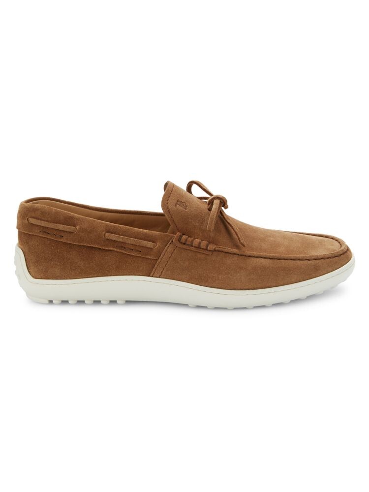 

Замшевые лоферы для вождения Tod'S, коричневый