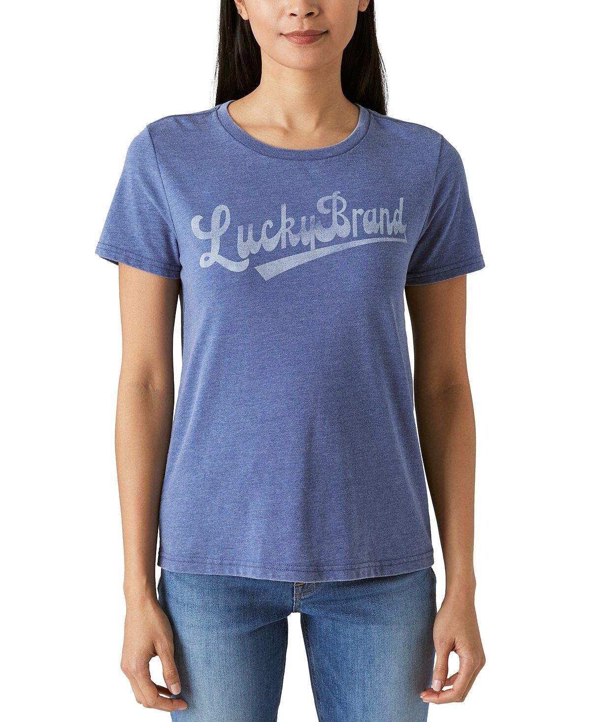 

Женская футболка с круглым вырезом и логотипом Ivy Arch Lucky Brand