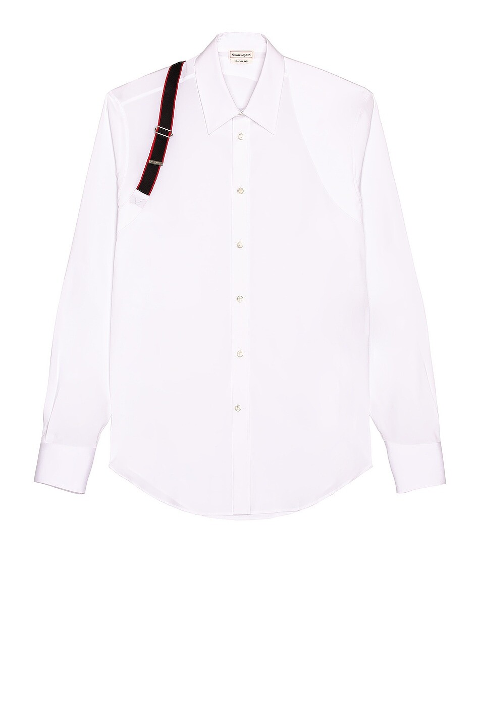 

Рубашка Alexander Mcqueen Organic Stretch Popline, белый