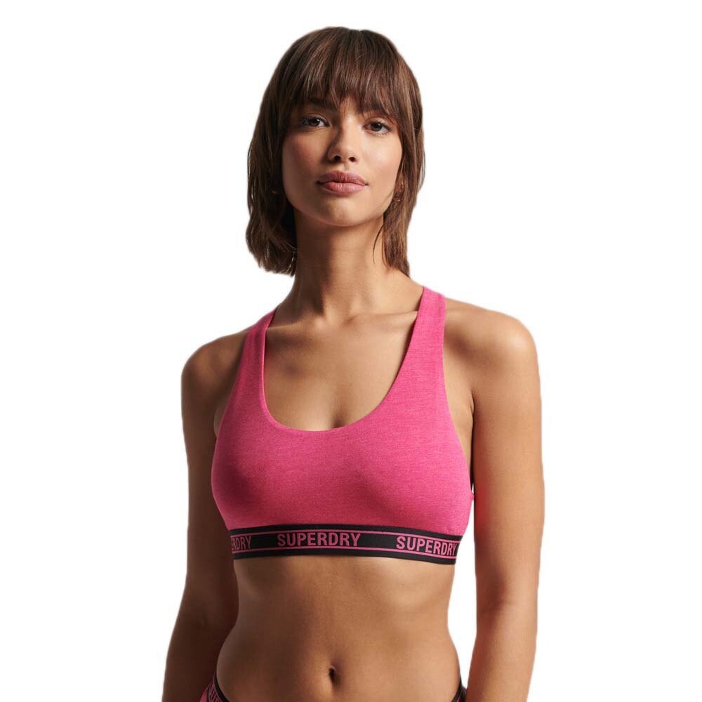 

Бралетт Superdry Organic Crop, розовый