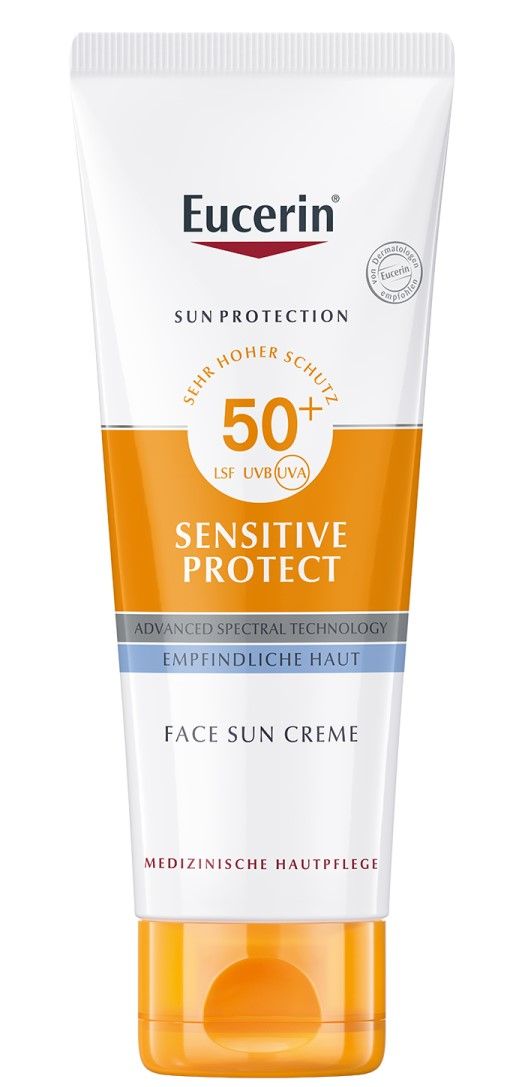 Eucerin Sensitive Protect SPF50+ защитный крем с фильтром, 50 ml