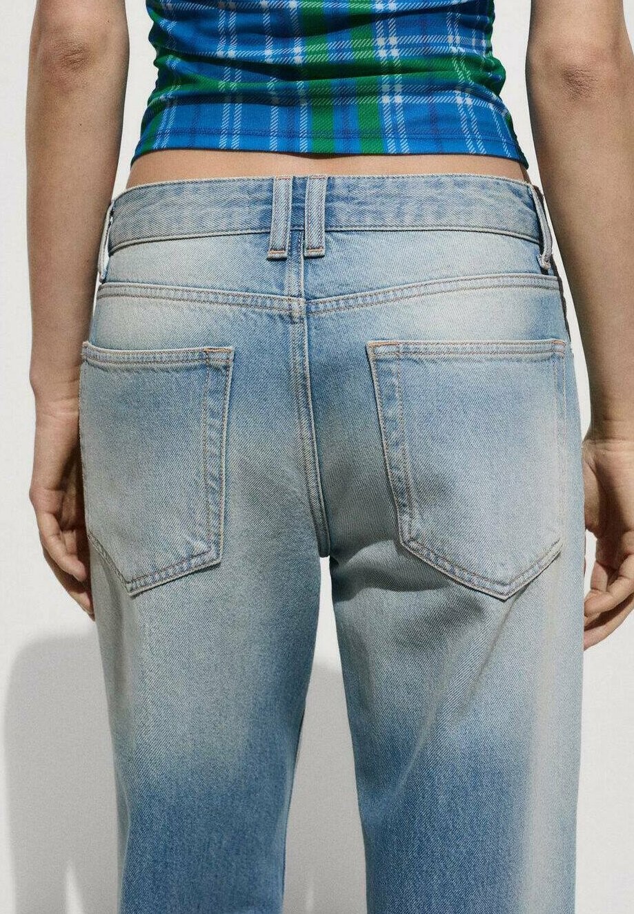 

Джинсы прямого кроя Hanne Mango, bleu clair