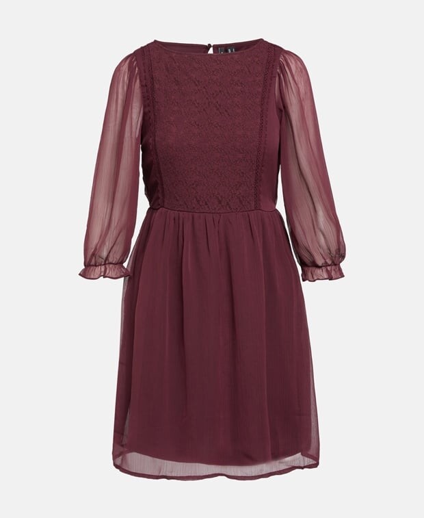 

Повседневное платье Vero Moda, бордовый