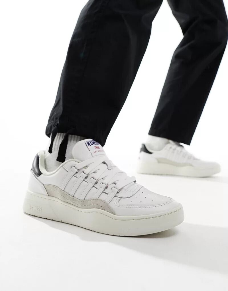 

Бело-черные кроссовки K-Swiss Cannon