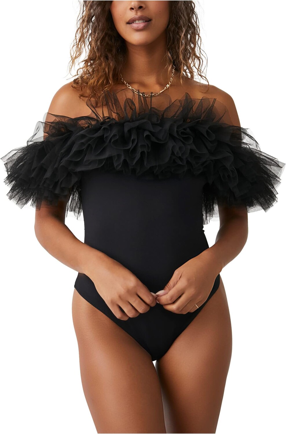 

Боди Big Love Free People, черный