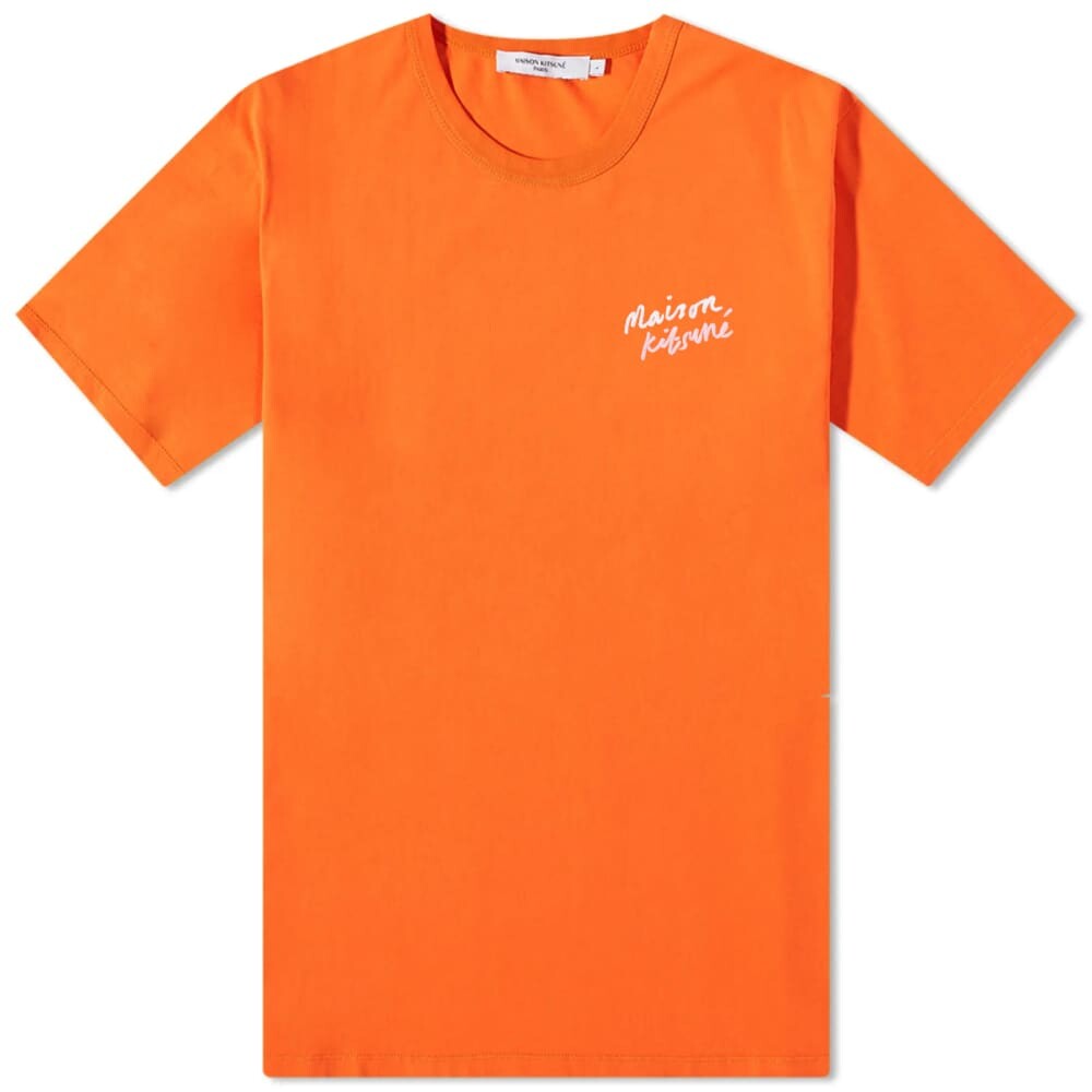 

Классическая мини-футболка Maison Kitsune с рукописным вводом
