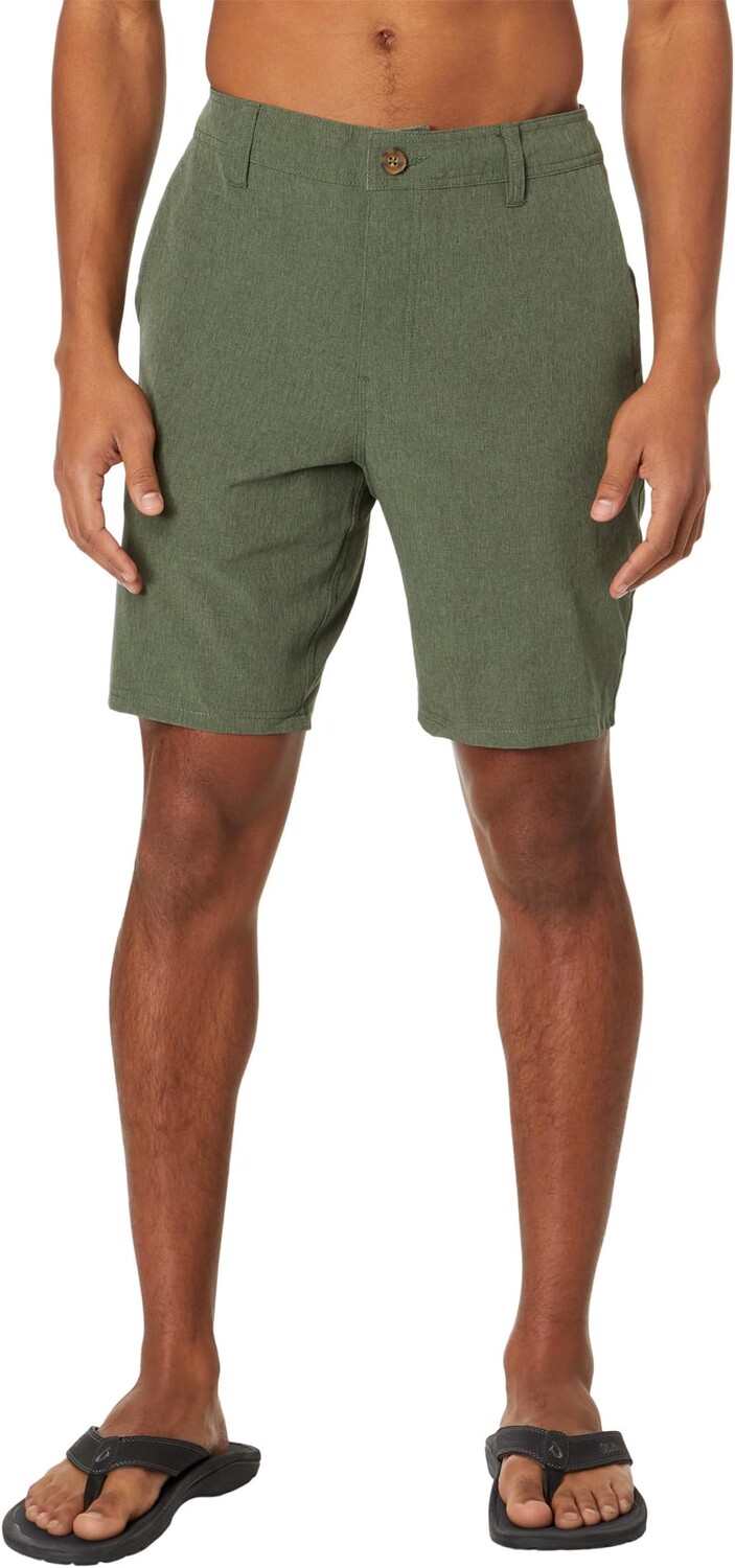 

Гибридные шорты Reserve Heather 19 дюймов O'Neill, цвет Olive