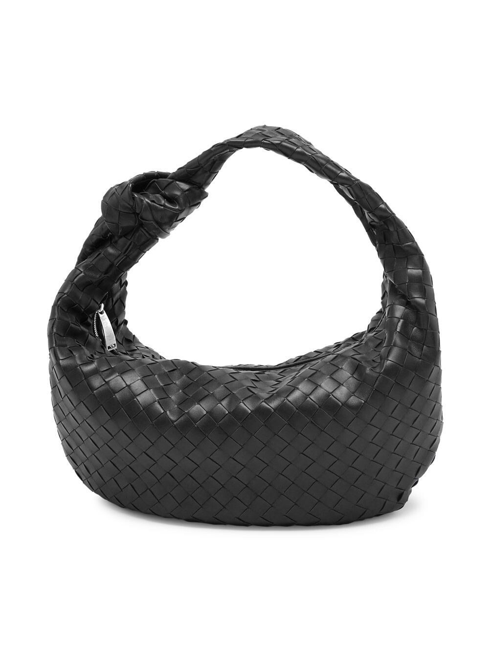 

Маленькая кожаная сумка-хобо Jodie Bottega Veneta, черный