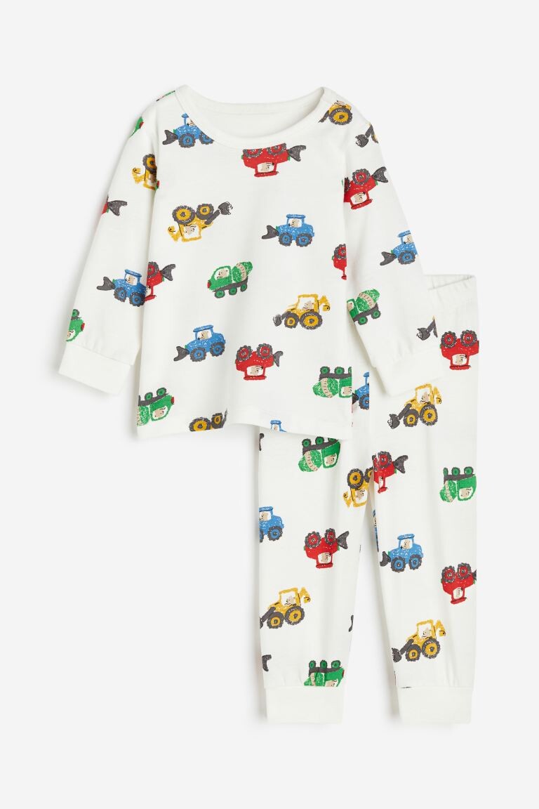

Пижамный комплект из хлопка и принта H&M