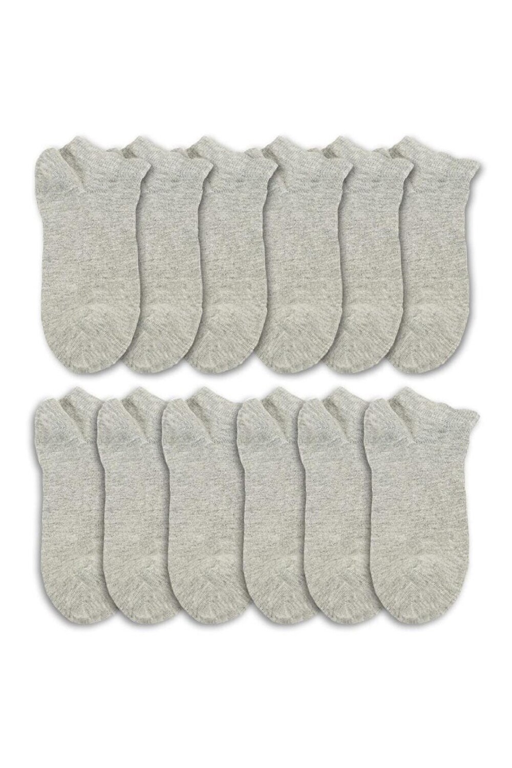 

Набор из 12 женских носков-ботинок на плоской подошве, серого цвета Cozzy Socks