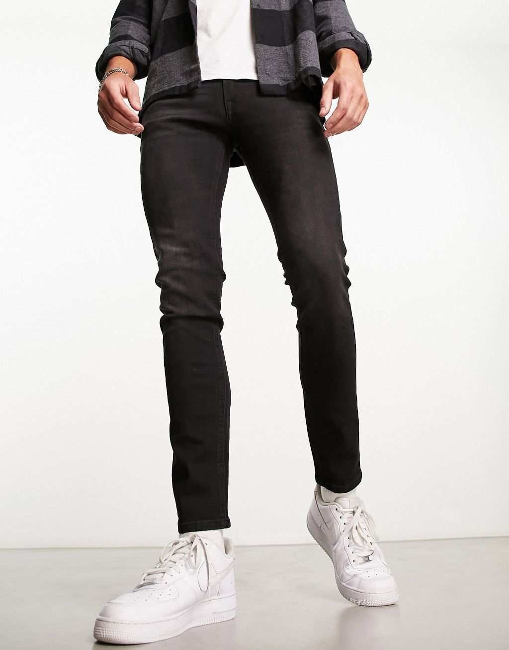 

Черные джинсы скинни Jack & Jones