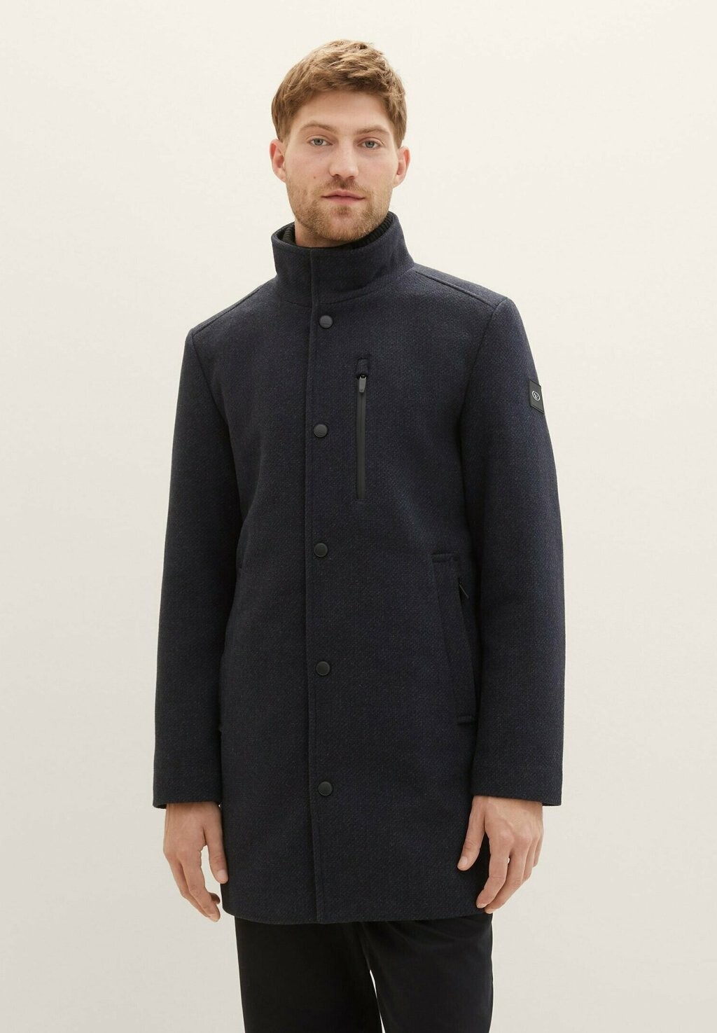 

Классическое пальто TOM TAILOR, цвет navy blue structure