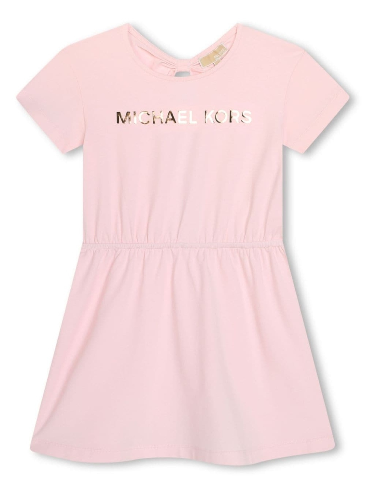 

Michael Kors Kids платье из органического хлопка с логотипом, розовый