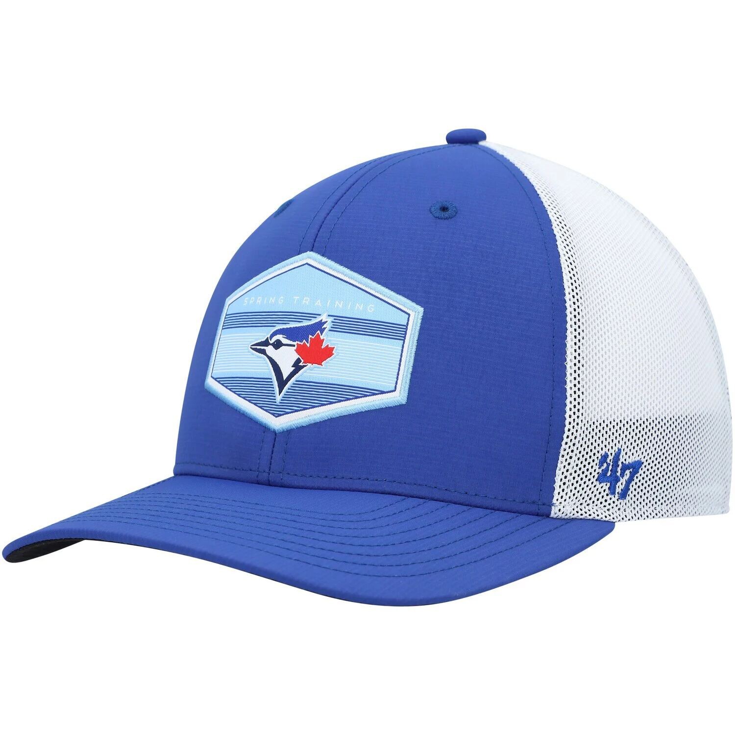 

Мужская кепка '47 Royal/White Toronto Blue Jays Spring Training Burgess Trucker Snapback